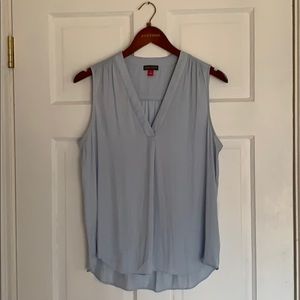baby blue / powder blue vince camuto top